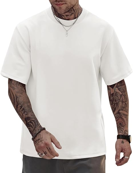 White oversized tee for an Adam Sandler costume