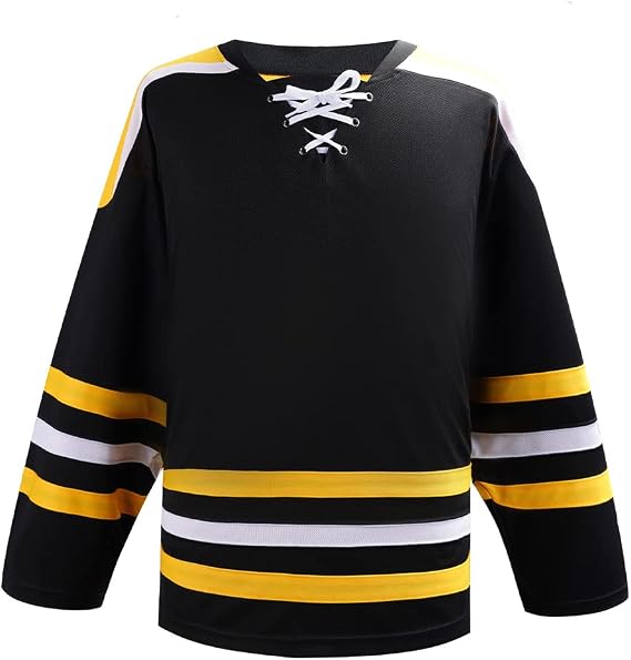 Black and gold hockey jersey for a Happy Gilmore outfit