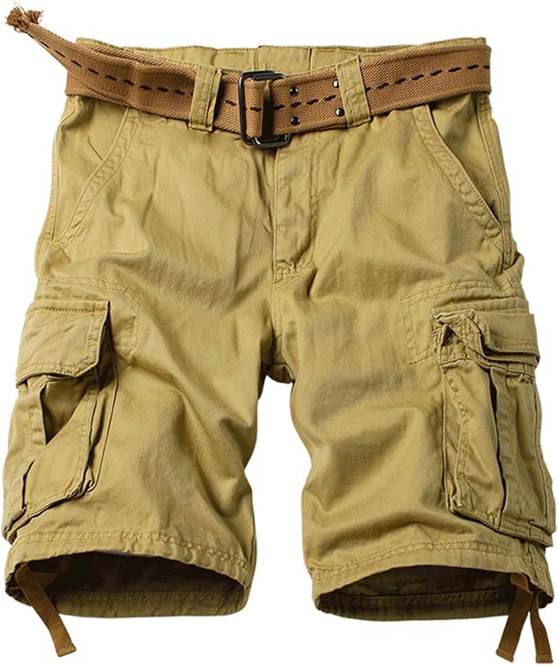 Camo cargo shorts