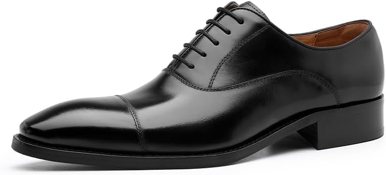 Leather oxford shoes