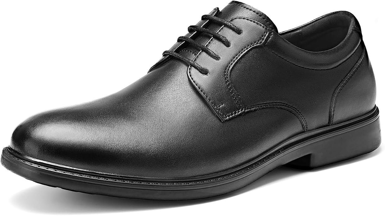 Black oxford dress shoes
