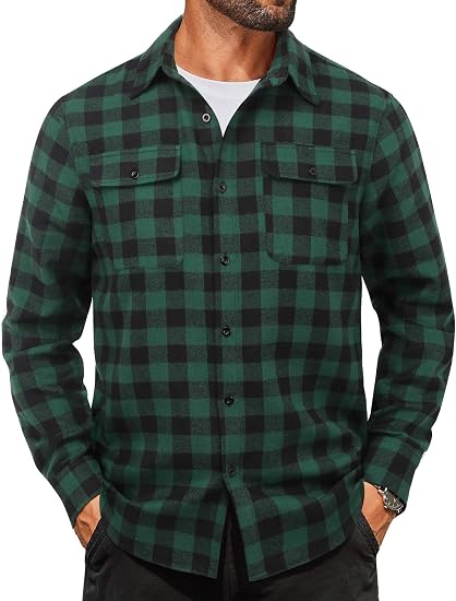 Plaid flannel shirt
