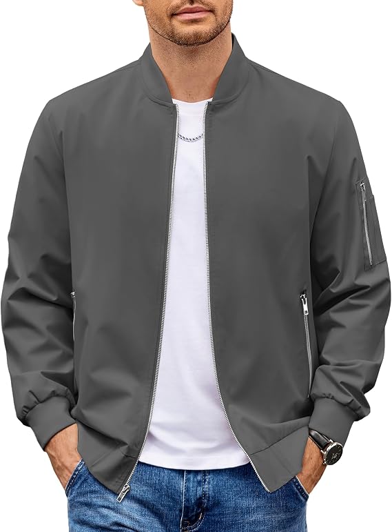 Lightweight bomber jacket, Dexter Morgan's signature layer