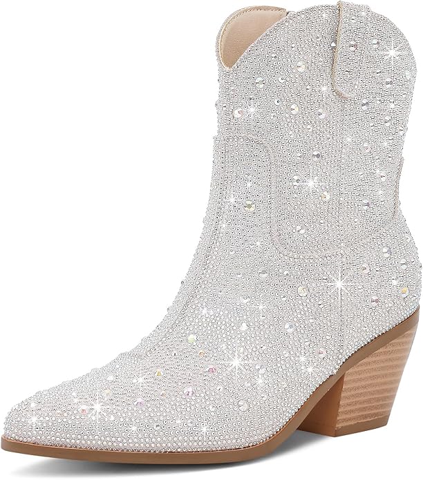 Rhinestone cowboy boots for a Dolly Parton outfit