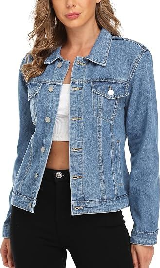 Light blue denim jacket