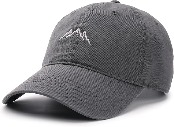 Washed cotton baseball cap