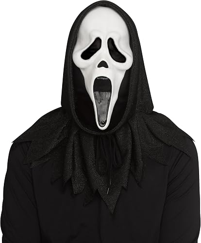 White Ghost Face 30th Anniversary adult mask