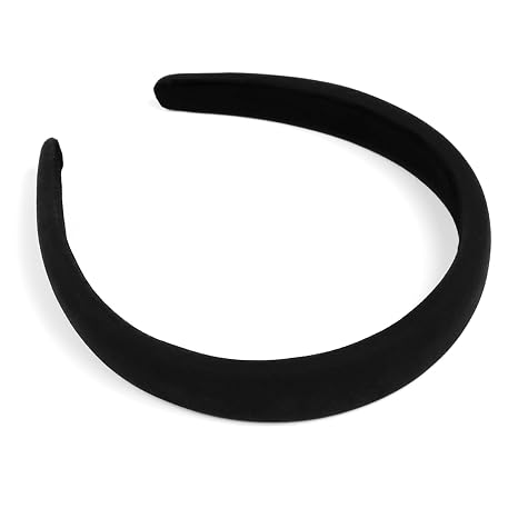 Black velvet headband