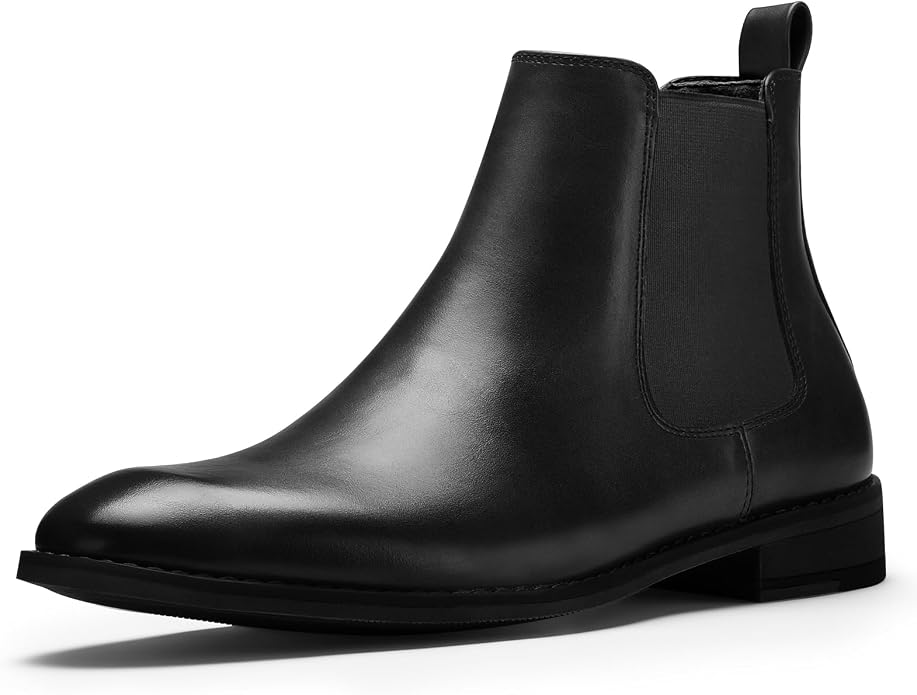 Black Chelsea boots