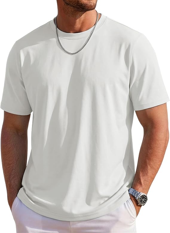 Plain white tee