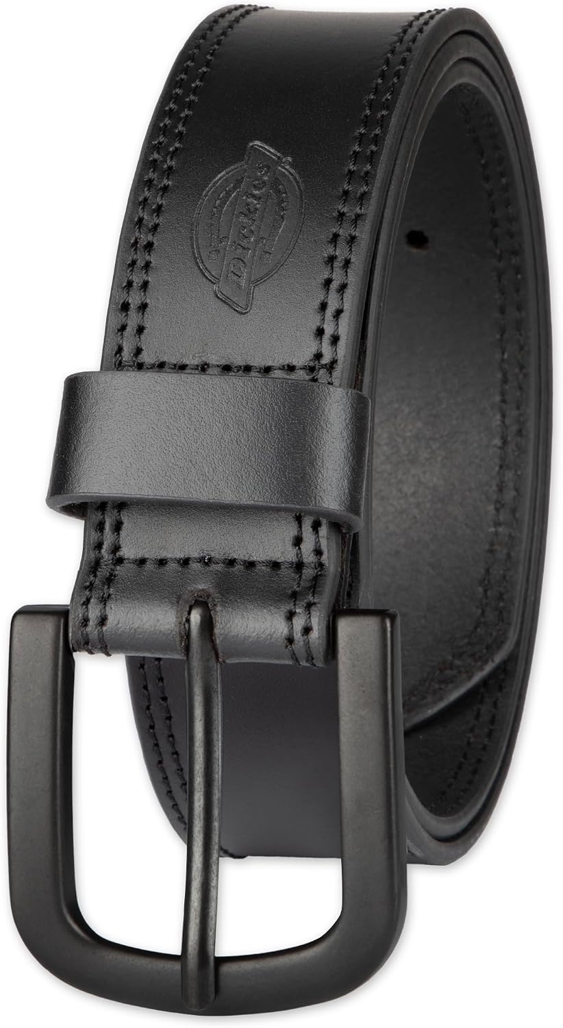 Black genuine leather work belt for a Han Solo outfit
