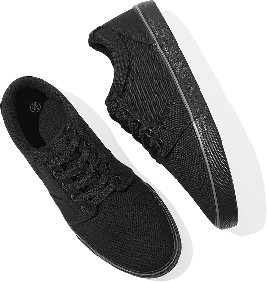 Black canvas sneakers for a Homer Simpson costume