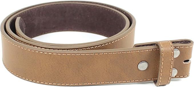 Brown leather belt
