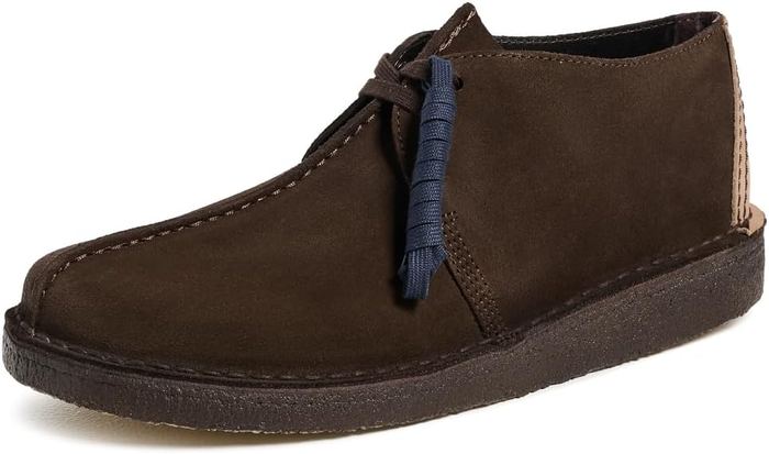 Brown suede desert boots