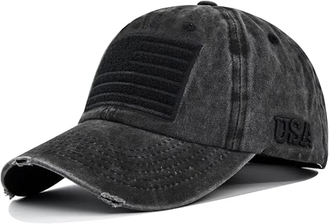 Distressed baseball cap