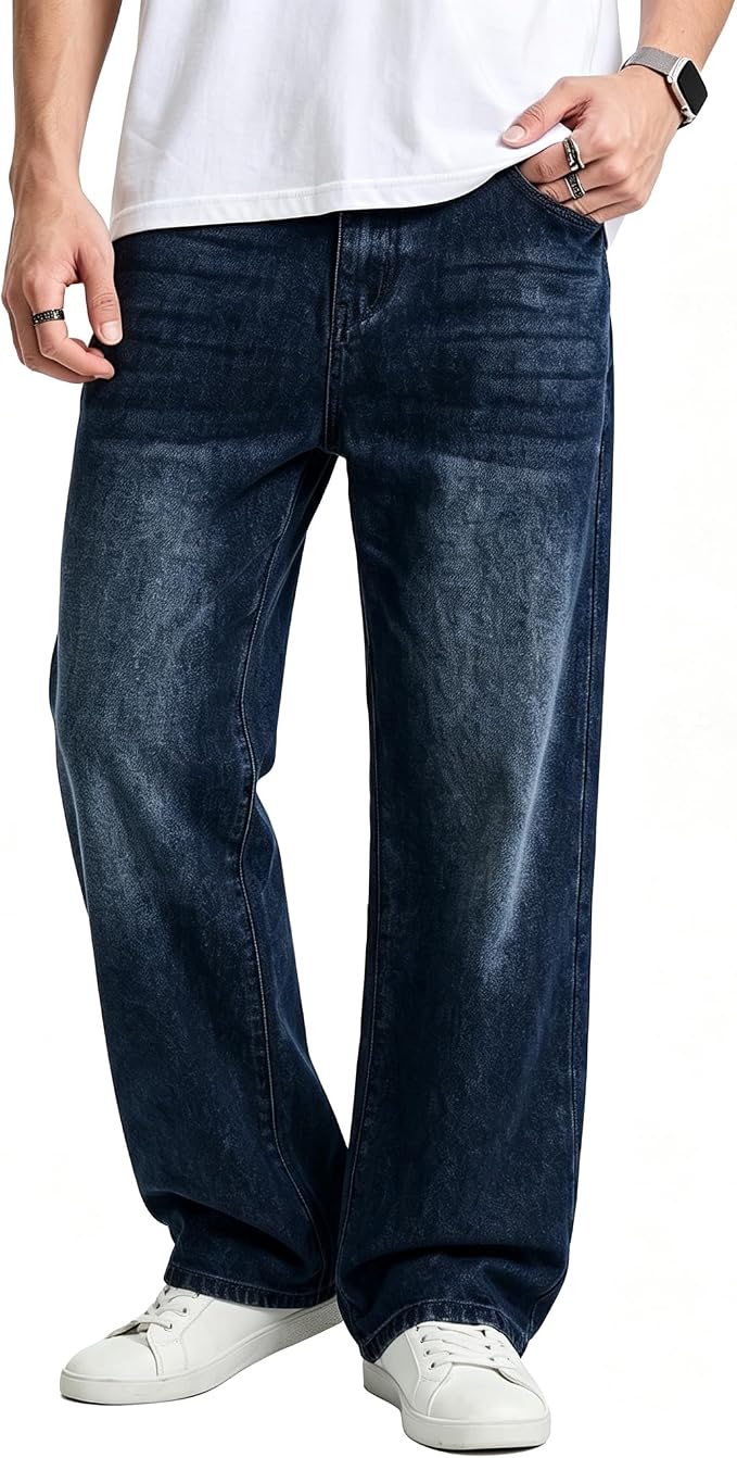 Baggy denim jeans