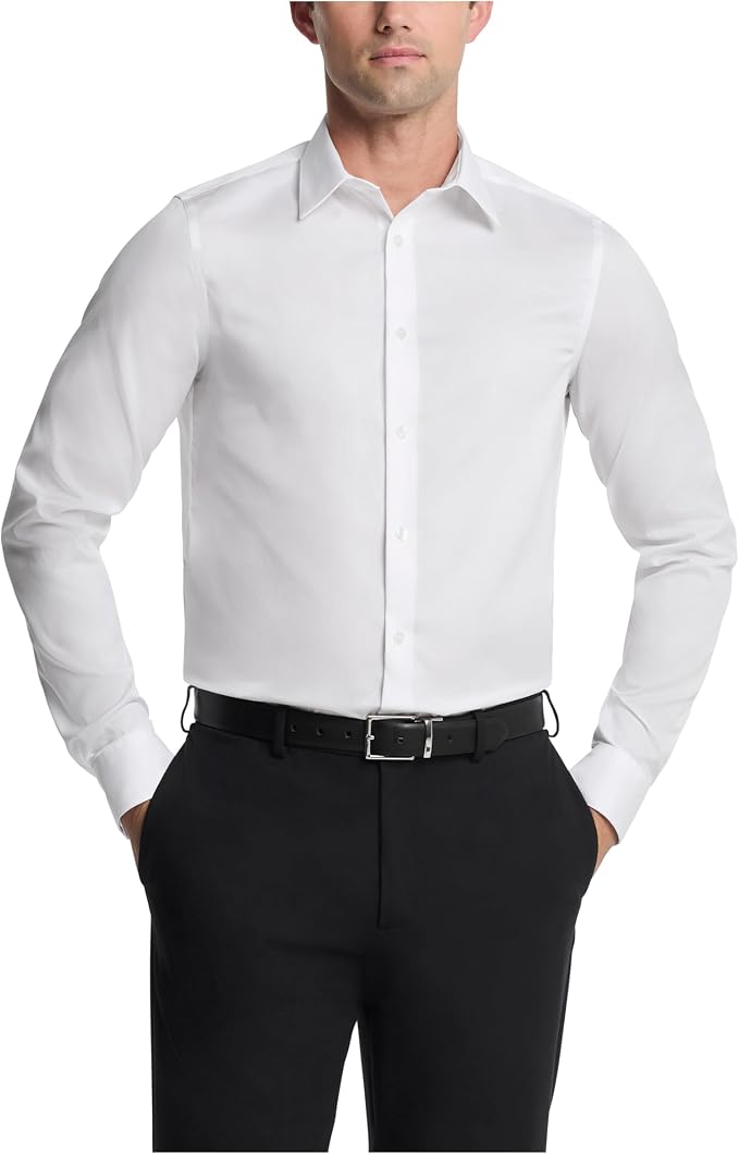 White slim fit dress shirt