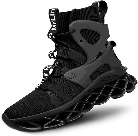 Black athletic sneakers for a Johnny Cage outfit