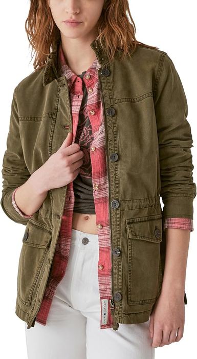 Olive utility jacket