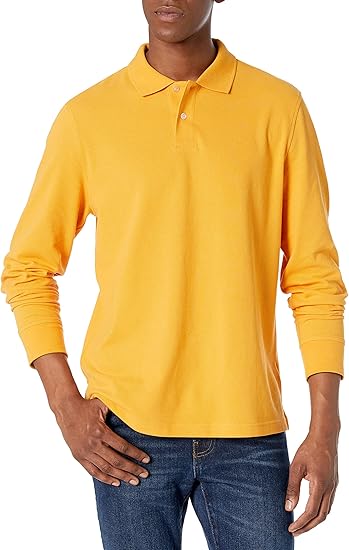 Yellow long-sleeve shirt