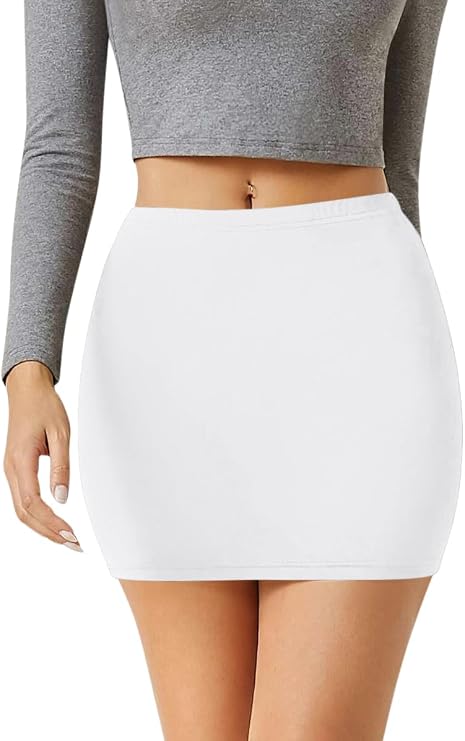 White mini skirt for a KPop Demon Hunters outfit