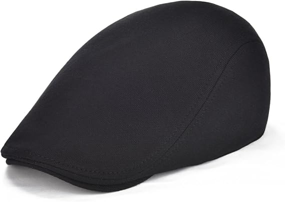 Black flat ivy cap for a Jinu KPop Demon Hunters costume