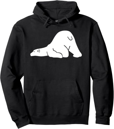 Black polar bear graphic hoodie for a Mira KPop Demon Hunters outfit