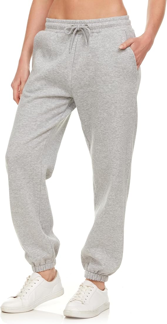 Gray fleece sweatpants for a Mira KPop Demon Hunters outfit