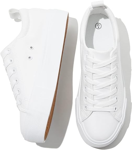 White platform sneakers for a Mira KPop Demon Hunters outfit