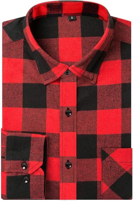 Red Plaid Flannel Shirt