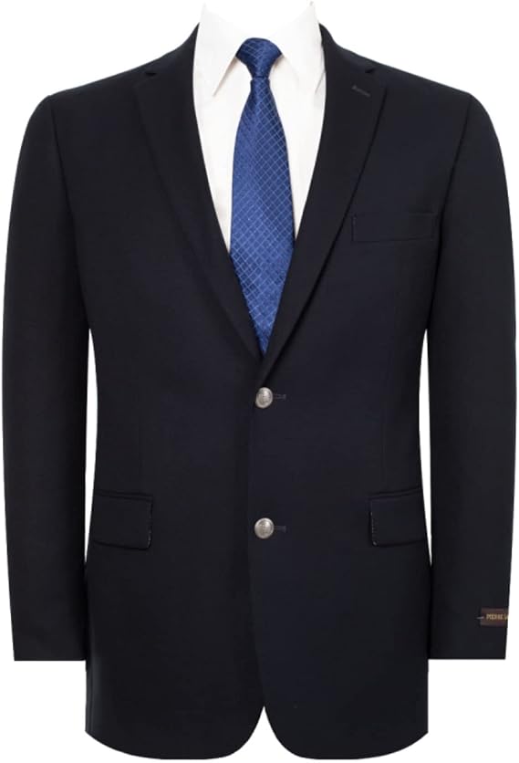 Dark classic fit stretch blazer for a Michael Saylor inspired outfit
