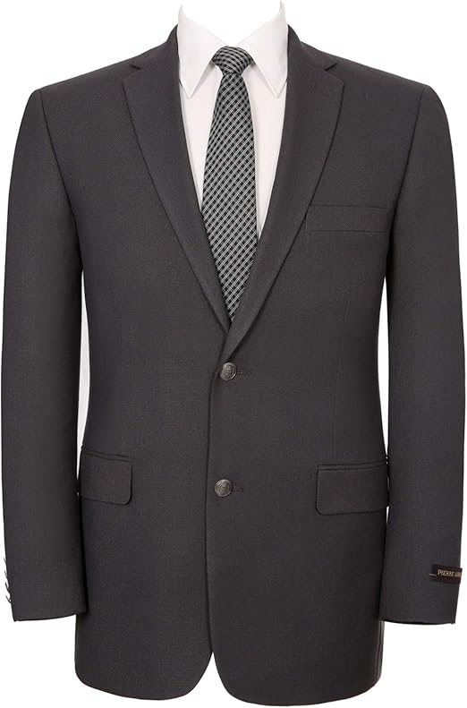 Dark grey classic fit sport coat