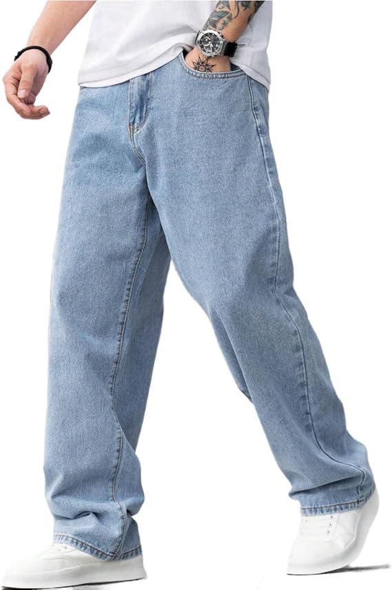 Baggy wide leg jeans
