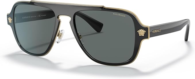 Black rectangular sunglasses