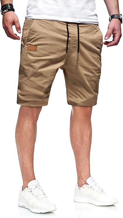Khaki chino shorts