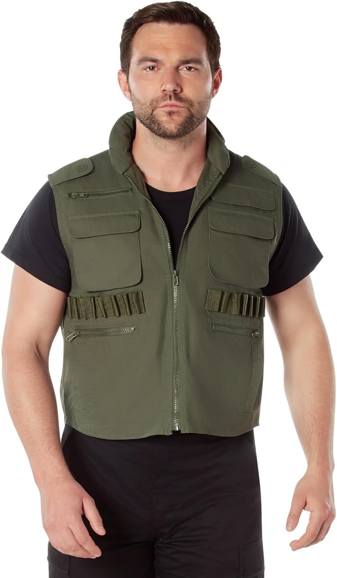 Olive drab tactical utility vest