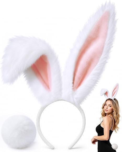 White bunny ears for a Regina George bunny costume