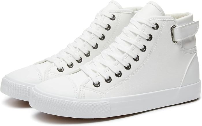 White High-Top Sneakers