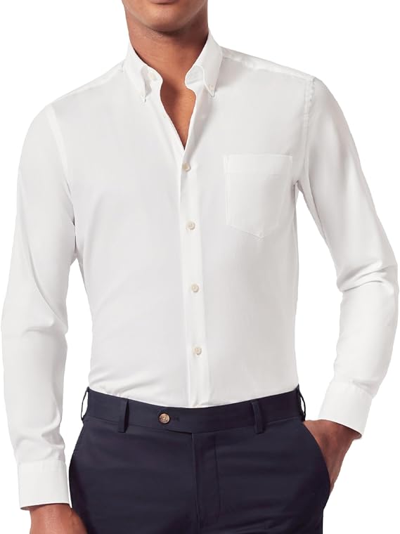 White oxford dress shirt