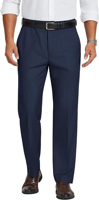 Navy dress pants for Stan Smith American Dad look