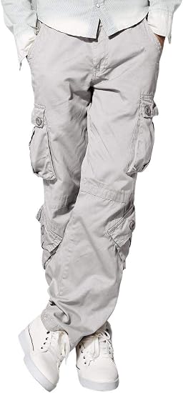 Grey cargo pants