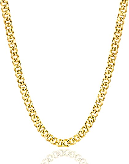 Gold Cuban link chain