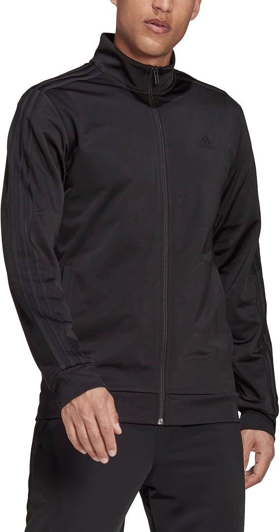 Dark warm-up track jacket