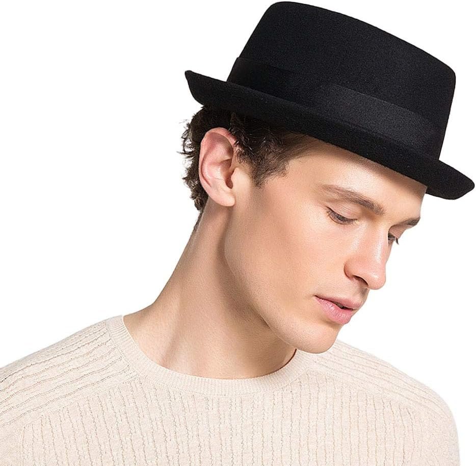 Black pork pie hat for a Walter White Heisenberg costume