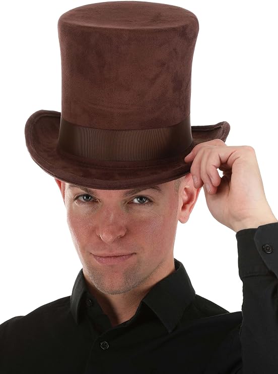 Brown top hat